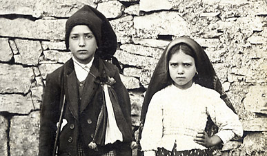 Santo Francisco e Santa Jacinta - irmãos videntes de Fátima